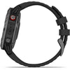 Garmin fnix® 6 - Pro Solar Edition Slate Gray with Black Band MultiSport Smartwatch