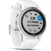 Garmin fnix® 5S Plus Sapphire White with Carrera White Band MultiSport Smartwatch
