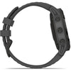 Garmin fnix® 6 - Pro Solar Edition Black with Slate Gray Band MultiSport Smartwatch