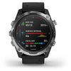 Garmin Descent™ Mk2 Stainless Steel with Black Band Diving Smartwatch