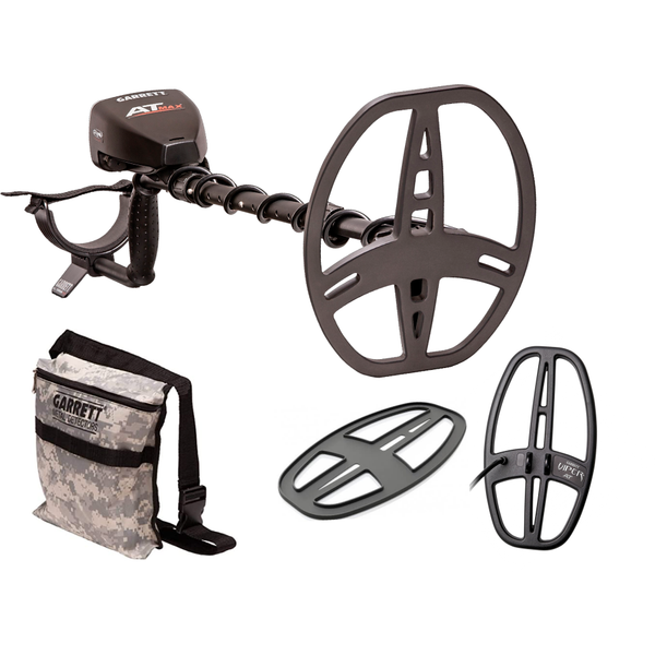 GARRETT AT Max Waterproof Metal Detector with 2 Coil 8.5”x 11” DD and 6”x 11” DD - FALL SPECIAL 2021