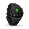 Garmin Approach® S62 Black Ceramic Bezel with Black Silicone Band Golf Smartwatch
