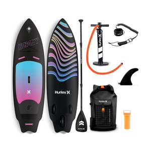 Hurley PhantomSurf 9' Inflatable Stand Up Paddle Board with Kit