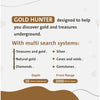 GER Detect Gold Hunter Geolocator Metal Detector - 2019 Last Version - 6 Search Systems + Free Pin-Pointer