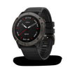 Garmin fnix® 6X - Pro and Sapphire Editions Sapphire - Carbon Gray DLC with Black Band MultiSport Smartwatch