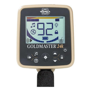 White's Goldmaster 24K Metal Detector with 6x10" DD Search Coil