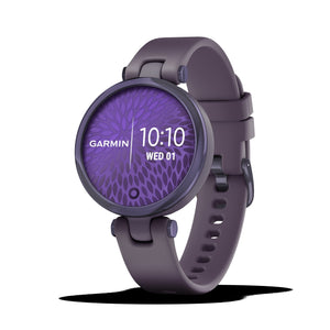 Garmin Lily - Midnight Orchid Bezel with Deep Orchid Case and Silicone Band Fitness Tracker Smartwatch