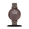 Garmin Lily - Dark Bronze Bezel with Paloma Case and Italian Leather Band Fitness Tracker Smartwatch