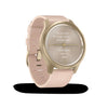 Garmin vívomove® Style Light Gold Aluminum Case with Blush Pink Woven Nylon Band Fitness Tracker Smartwatch